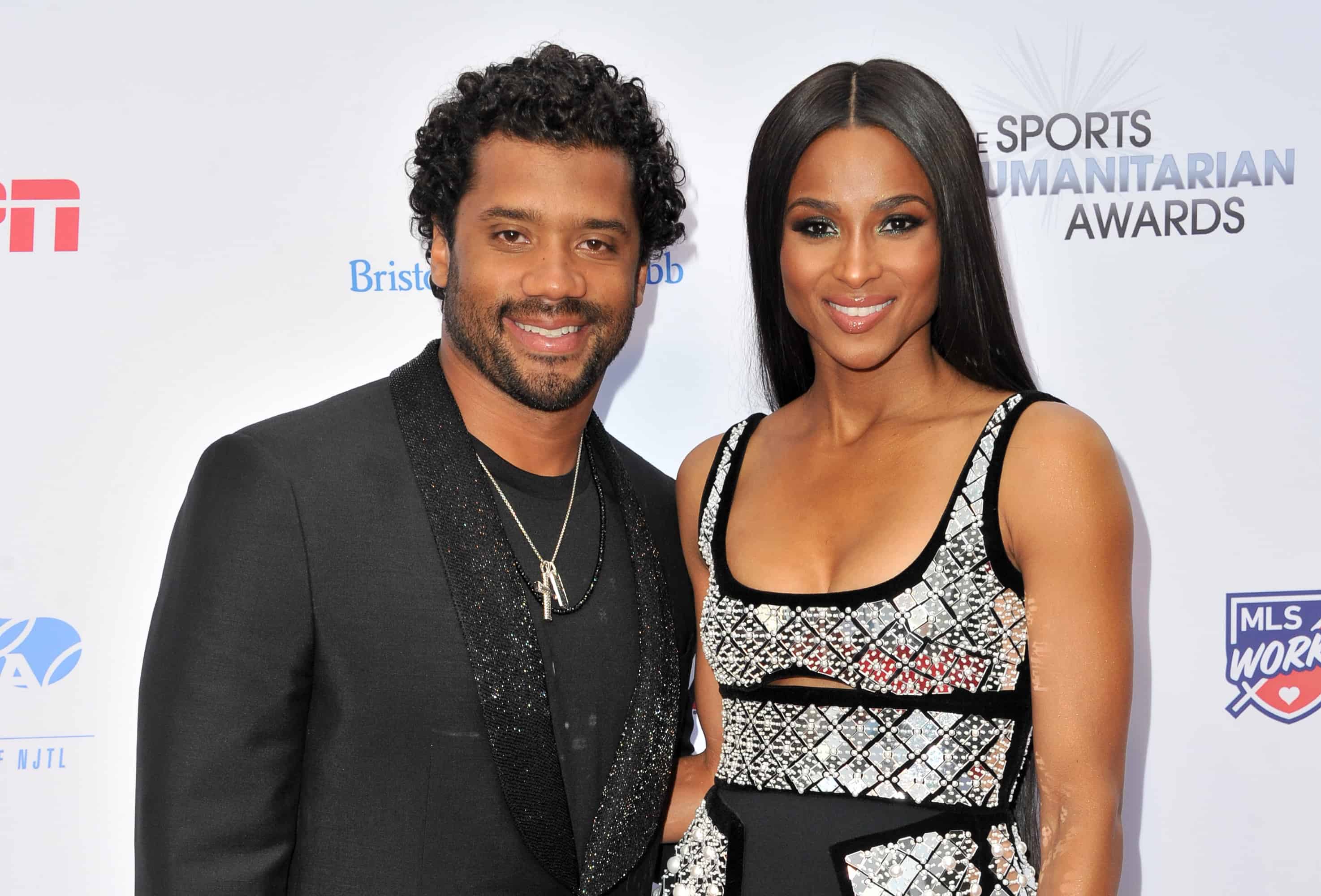 Ciara and Russell Wilson