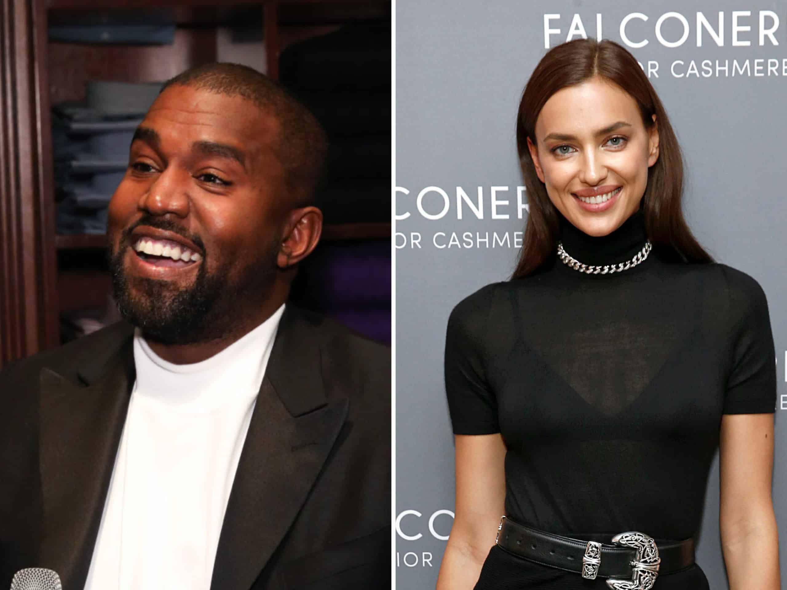 Kanye West and Irina Shayk