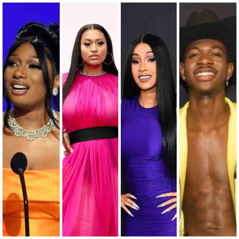 Megan Thee Stallion, Jazmine Sullivan, Cardi B and Lil Nas X BET Awards