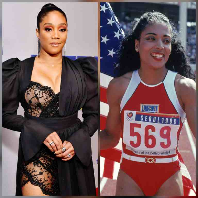 Tiffany Haddish and Florence Griffith Joyner