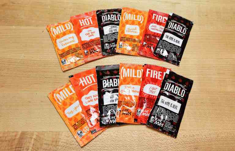 Taco Bell sauce packets