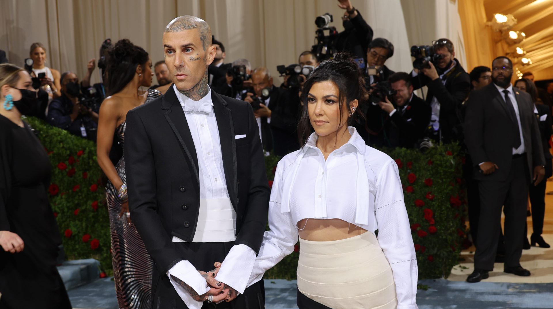 (Video) Kourtney Kardashian And Travis Barker Legally Tie The Knot In Santa Barbara Wedding