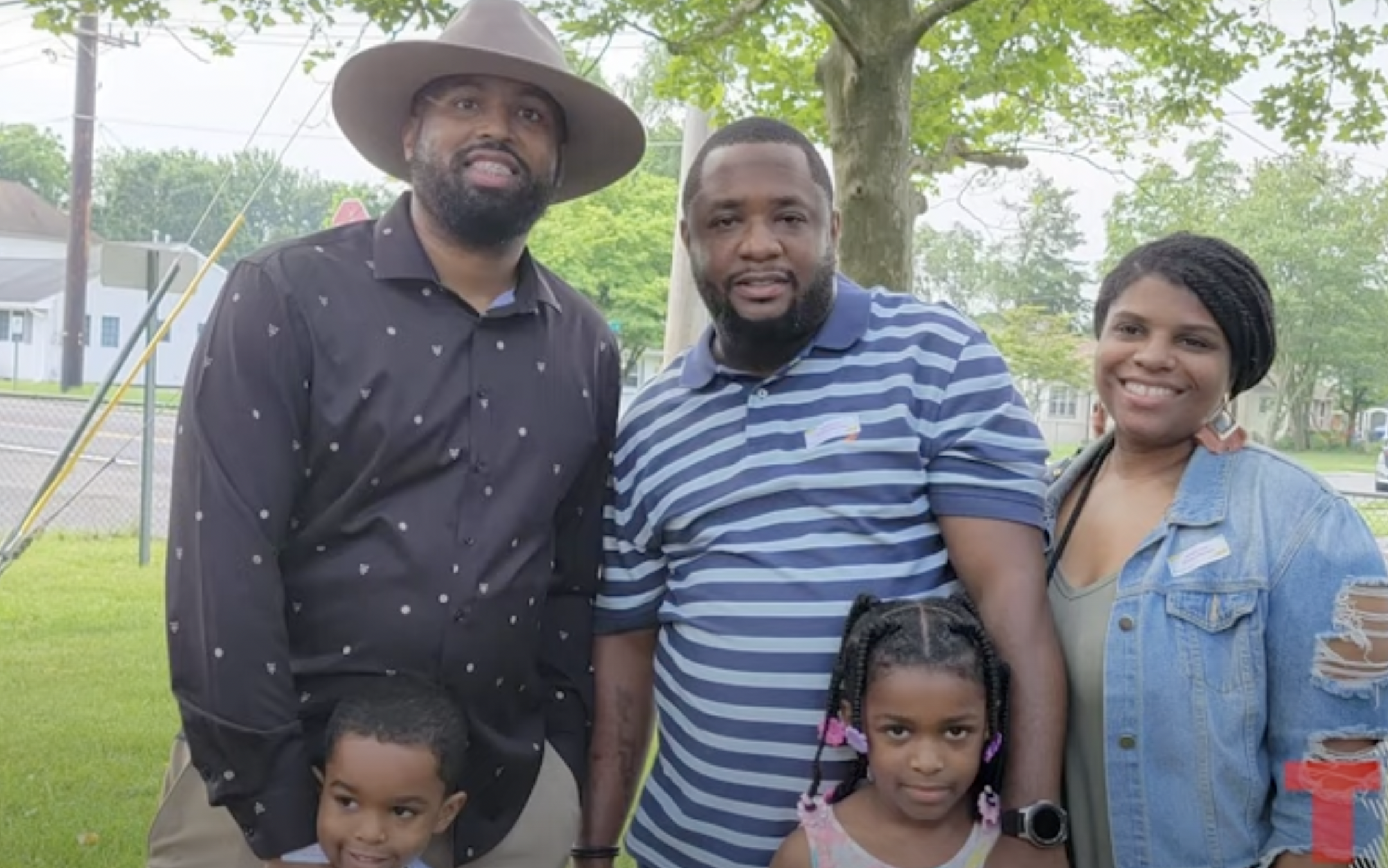 Donte Jones and family