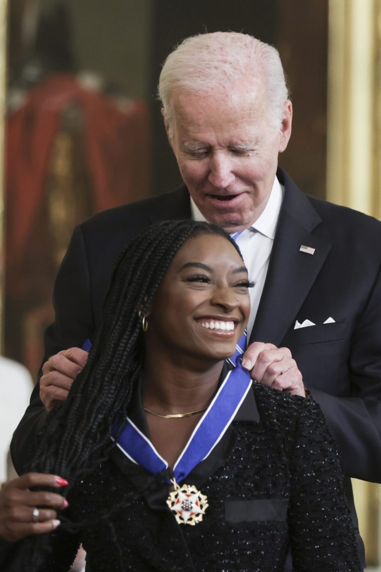 biden simone biles