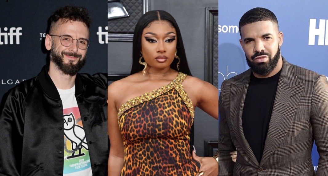 Noah "40" Shebib, Megan Thee Stallion, and Drake