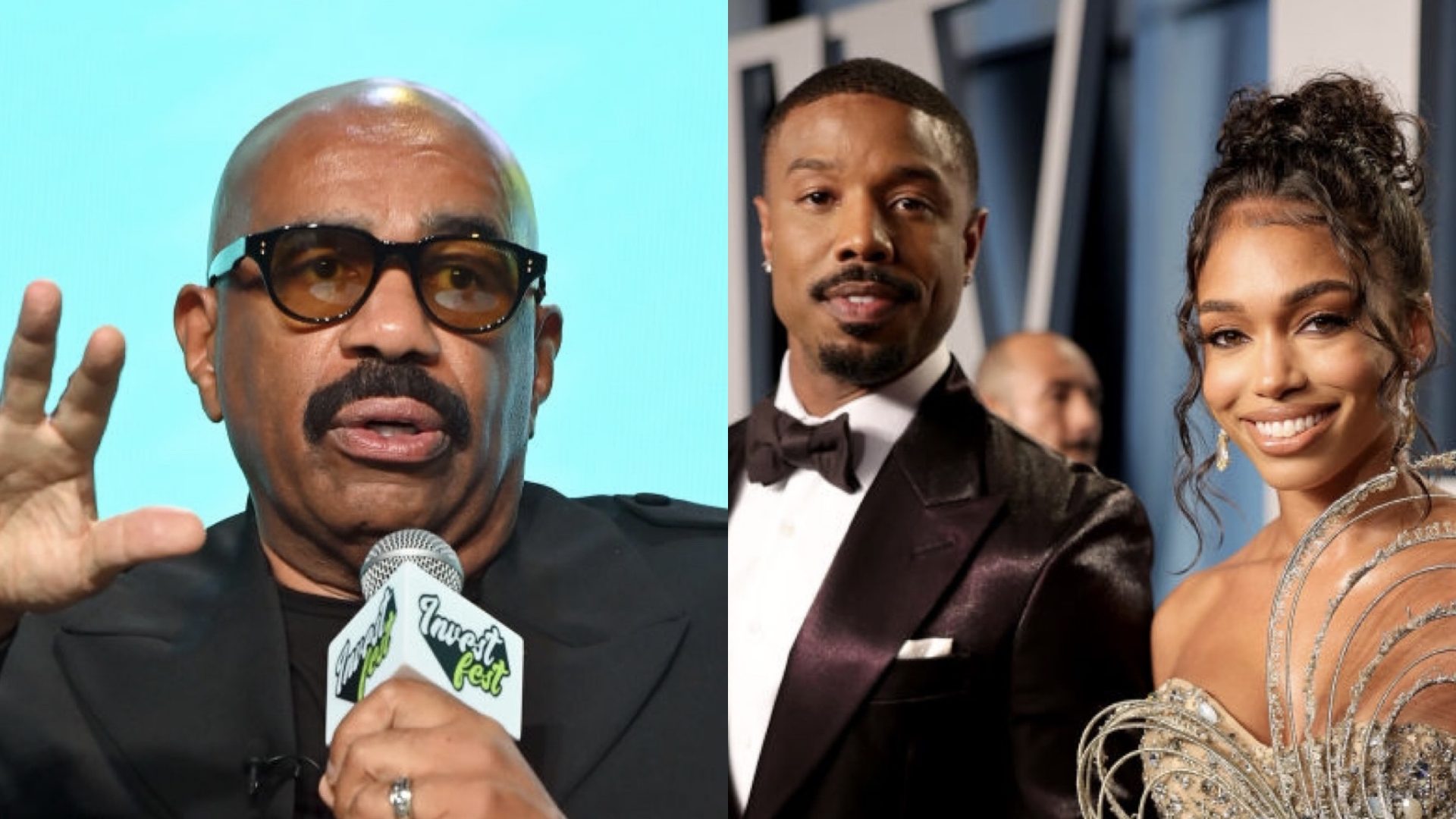 Steve Harvey/Michael B. Jordan And Lori Harvey