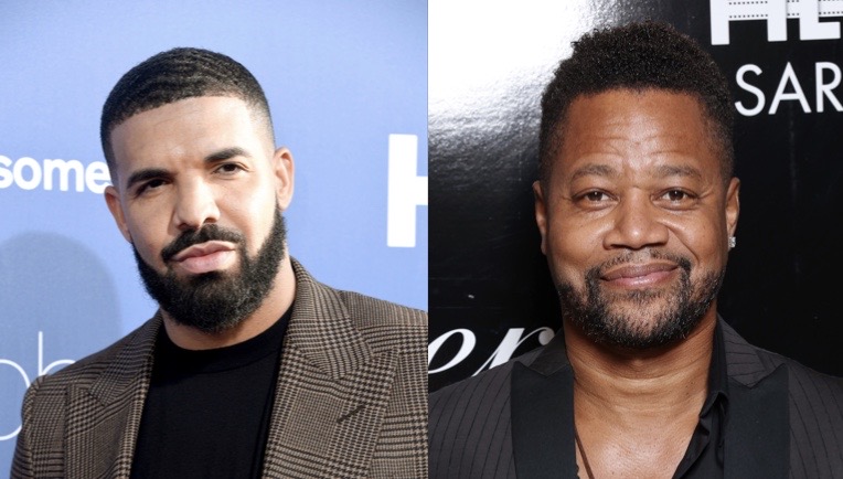 Drake and Cuba Gooding Jr.