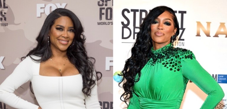 Kenya Moore and Porsha Williams