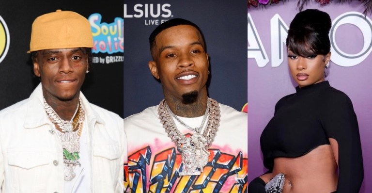 Soulja Boy, Tory Lanez, and Megan Thee Stallion