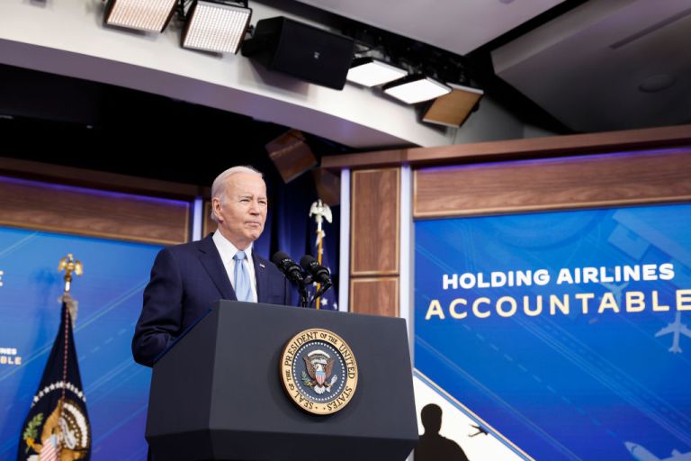 President Biden Calls For Airlines To Pay Cash To U.S. Passengers For Lengthy Delays, Cancellations