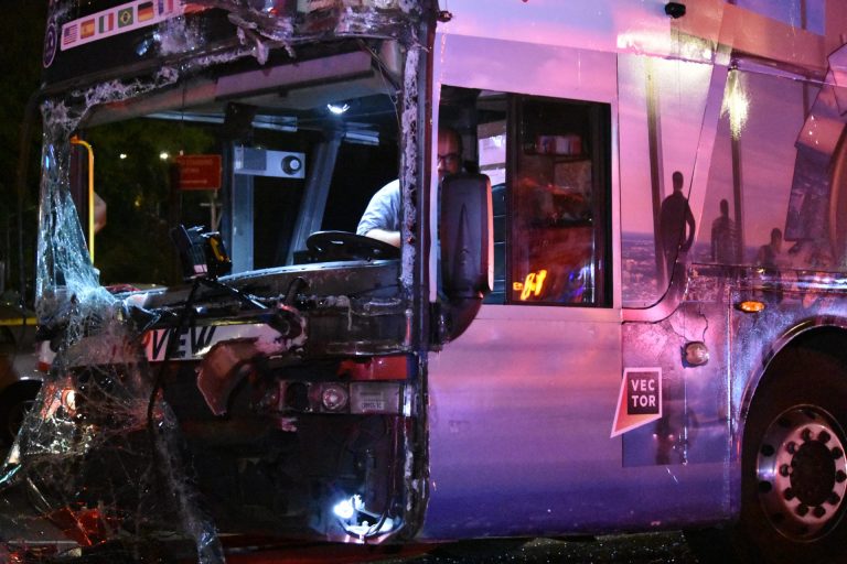 VIDEO: At Least 32 People Hospitalized After Double-Decker Tour Bus And NYC Bus Crash Into Each Other