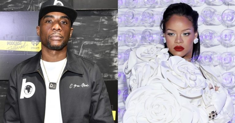 Charlamagne Tha God Partying Rihanna Hood