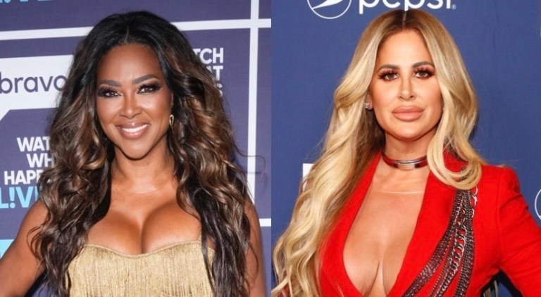 Kenya Moore Calls Out Kim Zolciak Following 'Evil' RHOA Shade, Accuses Her Of Lying Through 'Plastic Teeth'