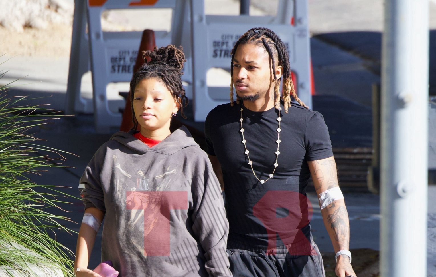 Is She Giving Bump? Halle Bailey Spotted In Recent Outing With Boyfriend DDG (Photos)