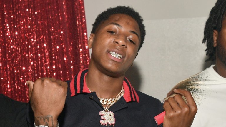 ATLANTA, GA - AUGUST 16: Rapper NBA Youngboy attends Young Thug's birthday party at Tago International on August 16, 2017 in Atlanta, Georgia.