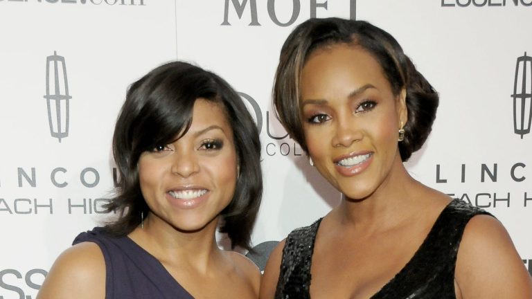 BEVERLY HILLS, CA - MARCH 4: Taraji P. Henson and Vivica A. Fox arrive at the Third Annual ESSENCE Black Women in Hollywood Luncheon at the Beverly Hills Hotel on March 4, 2010 in Beverly Hills, California.