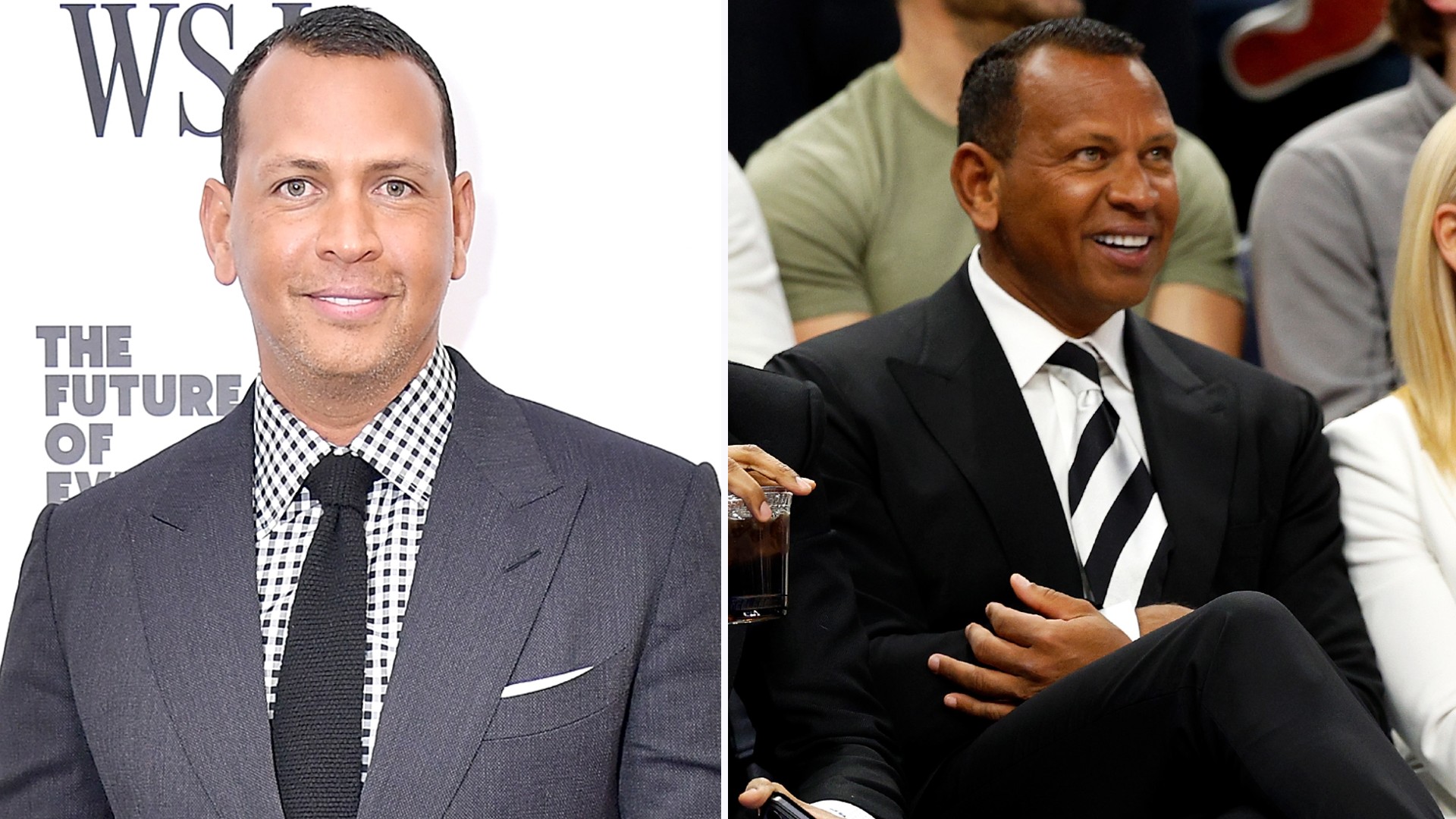 Alex Rodriguez Goes Viral As He Debuts Dark Tan At NBA Basketball Game (Video)