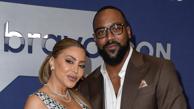 LAS VEGAS, NEVADA - NOVEMBER 04: Larsa Pippen (L) and Marcus Jordan attend BravoCon 2023 at Caesars Forum on November 04, 2023 in Las Vegas, Nevada.