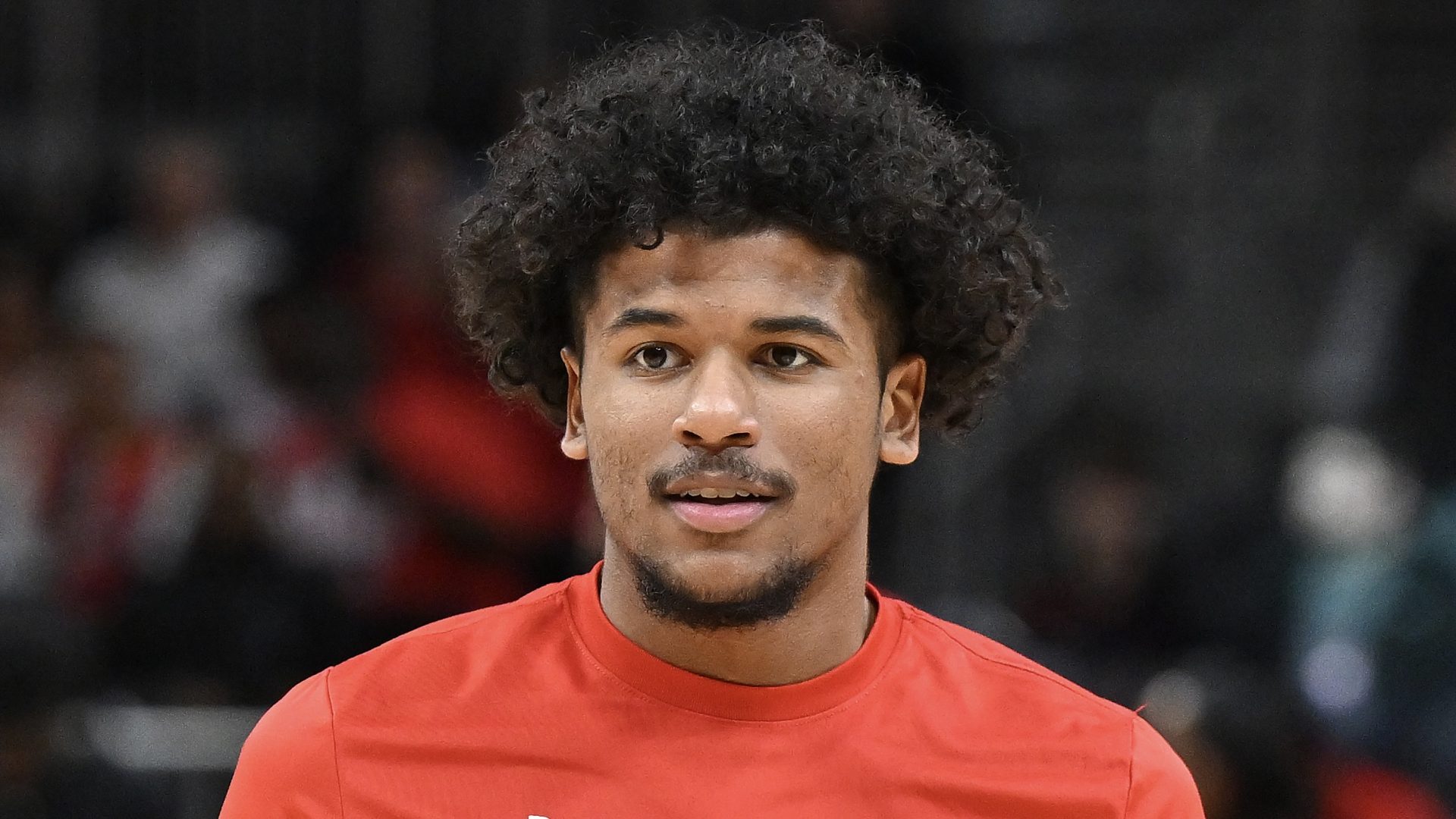 ATLANTA, GEORGIA - FEBRUARY 10: Jalen Green #4 of the Houston Rockets warms up before the game against the Atlanta Hawks on February 10, 2024 at State Farm Arena in Atlanta, Georgia.NOTE TO USER: User expressly acknowledges and agrees that, by downloading and/or using this photograph, user is consenting to the terms and conditions of the Getty Images License Agreement.