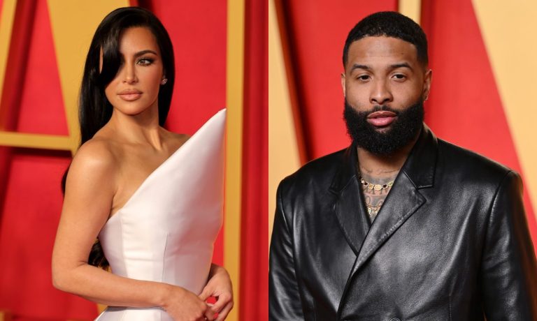 Kim Kardashian Odell Beckham Jr. Oscars After Party