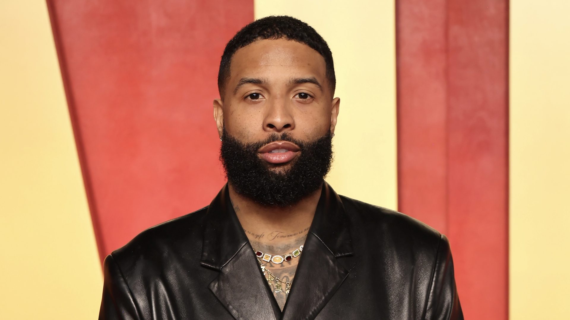 BEVERLY HILLS, CALIFORNIA - MARCH 10: Odell Beckham Jr. attends the 2024 Vanity Fair Oscar Party Hosted By Radhika Jones at Wallis Annenberg Center for the Performing Arts on March 10, 2024 in Beverly Hills, California.