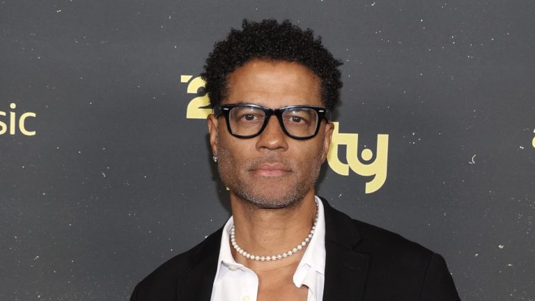 CULVER CITY, CALIFORNIA - JANUARY 30: Eric Benét arrives as Amazon Music hosts the Amazon Music '24 lot party and grand opening of new creator space Studio126 on January 30, 2024 in Culver City, California.