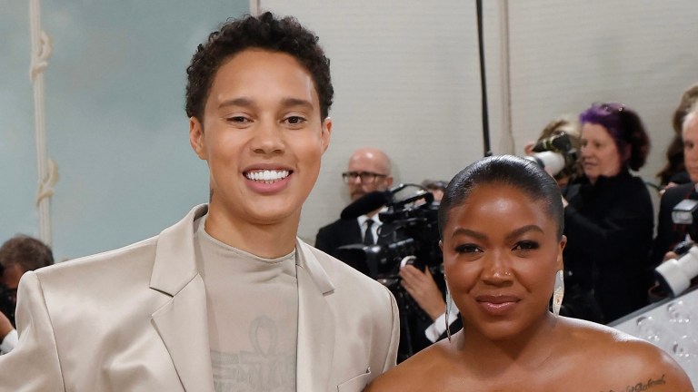 NEW YORK, NEW YORK - MAY 01: Brittney Griner and Cherelle Griner attend the 2023 Costume Institute Benefit celebrating "Karl Lagerfeld: A Line of Beauty" at Metropolitan Museum of Art on May 01, 2023 in New York City.