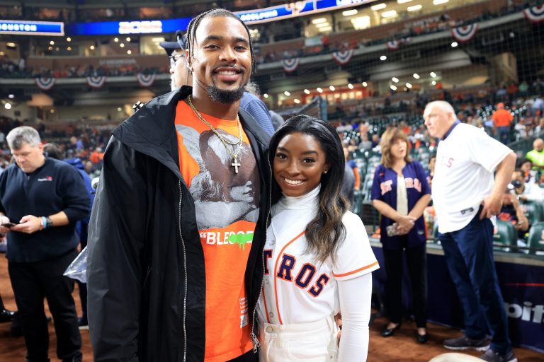 Clip Circulates Of A Highly Emotional Jonathan Owens/Simone Biles At Wedding