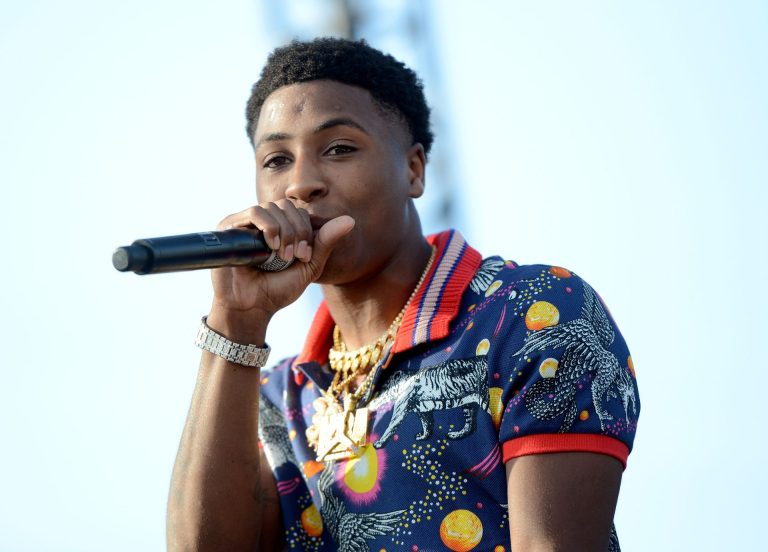 ANAHEIM, CA - SEPTEMBER 10: Rapper Youngboy performs onstage during the Day N Night Festival at Angel Stadium of Anaheim on September 10, 2017 in Anaheim, California.