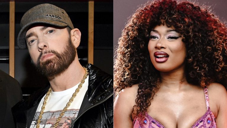 All Love? Social Media Shares Mixed Reactions After Eminem Name-Drops Megan Thee Stallion On New Song (WATCH)