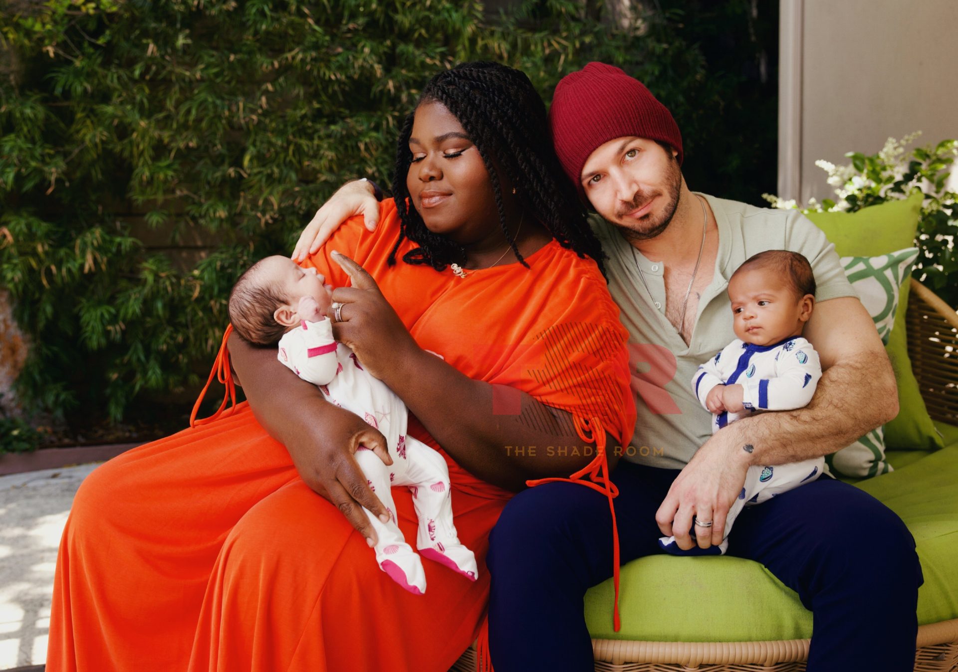 Awww! Gabby Sidibe Shares FIRST Look At Newborn Twins With Husband Brandon Frankel (EXCLUSIVE PHOTOS)