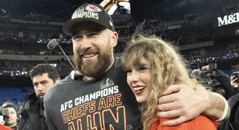 Pop Out, Then! Taylor Swift Brings Out Her Boo Travis Kelce During Latest Eras Tour Stop In London (VIDEOS)