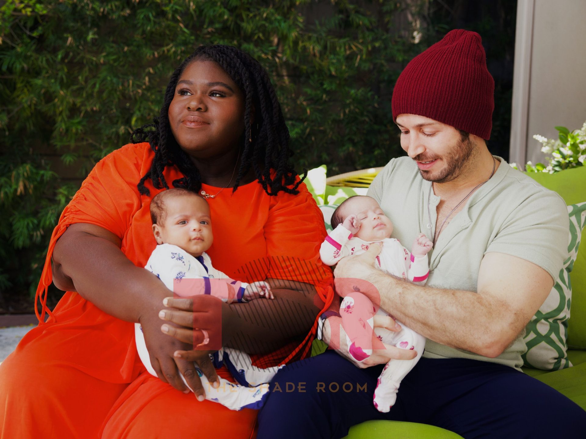 Awww! Gabby Sidibe Shares FIRST Look At Newborn Twins With Husband Brandon Frankel (EXCLUSIVE PHOTOS)