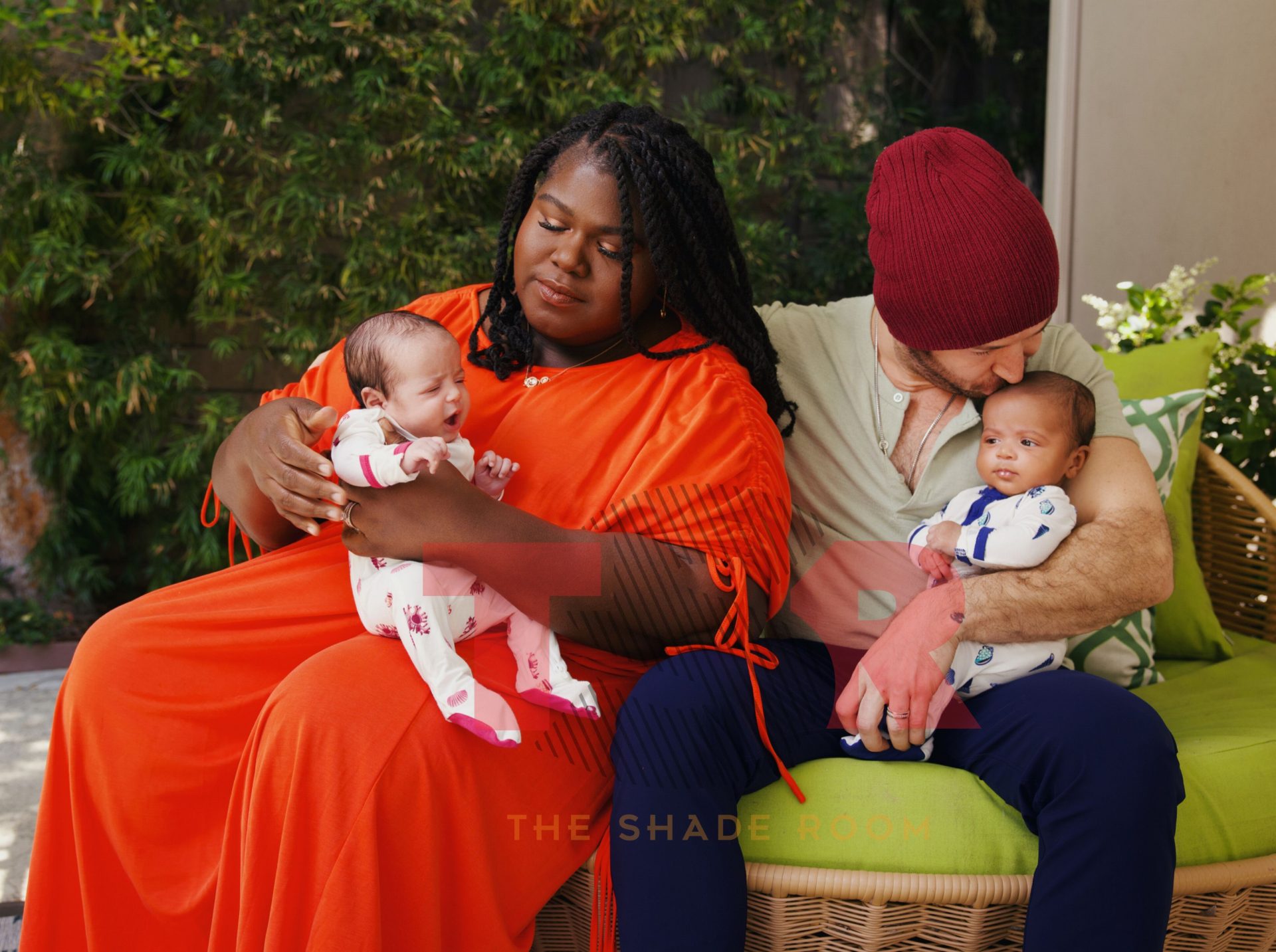 Awww! Gabby Sidibe Shares FIRST Look At Newborn Twins With Husband Brandon Frankel (EXCLUSIVE PHOTOS)