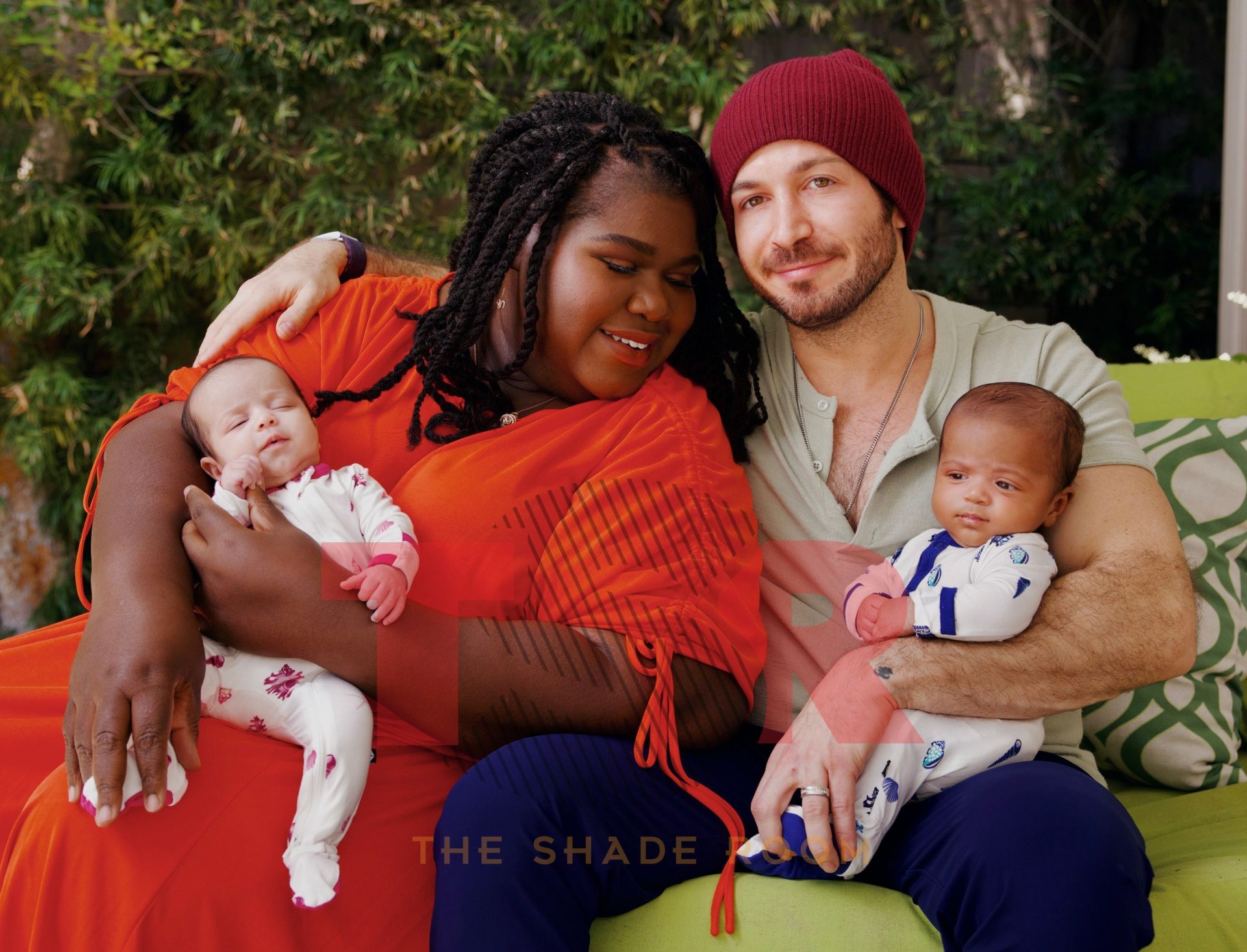 Awww! Gabby Sidibe Shares FIRST Look At Newborn Twins With Husband Brandon Frankel (EXCLUSIVE PHOTOS)