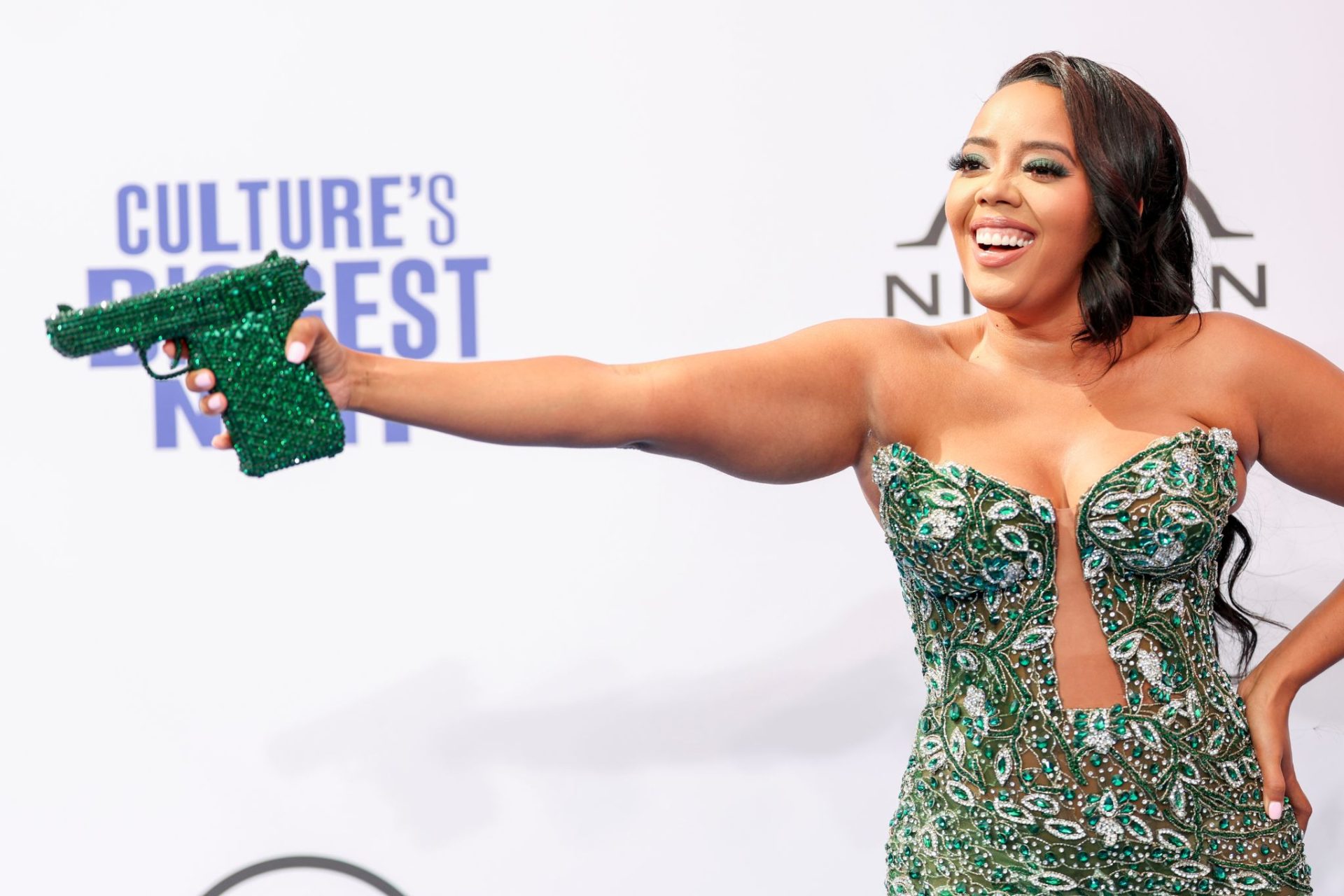 Angela Simmons Issues Second Apology For Weapon-Shaped Purse At The BET Awards (PHOTOS)