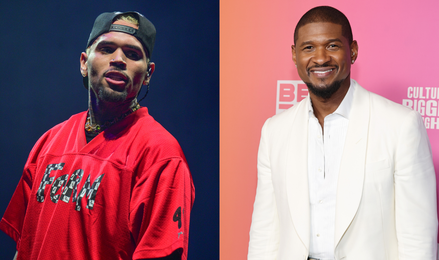 Chris Brown Starts Cuttin Up To Usher Nice And Slow Amid Calls For His Inclusion In The 2024 BET Musical Tribute