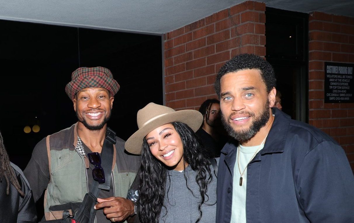 Meagan Good Reacts Viral Clip Of Jonathan Majors & Michael Ealy