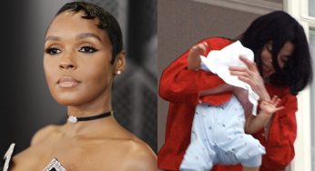 Whew! Janelle Monáe Trends After Recreating Viral Scene Of Michael Jackson Hanging His Son Over A Balcony (WATCH)
