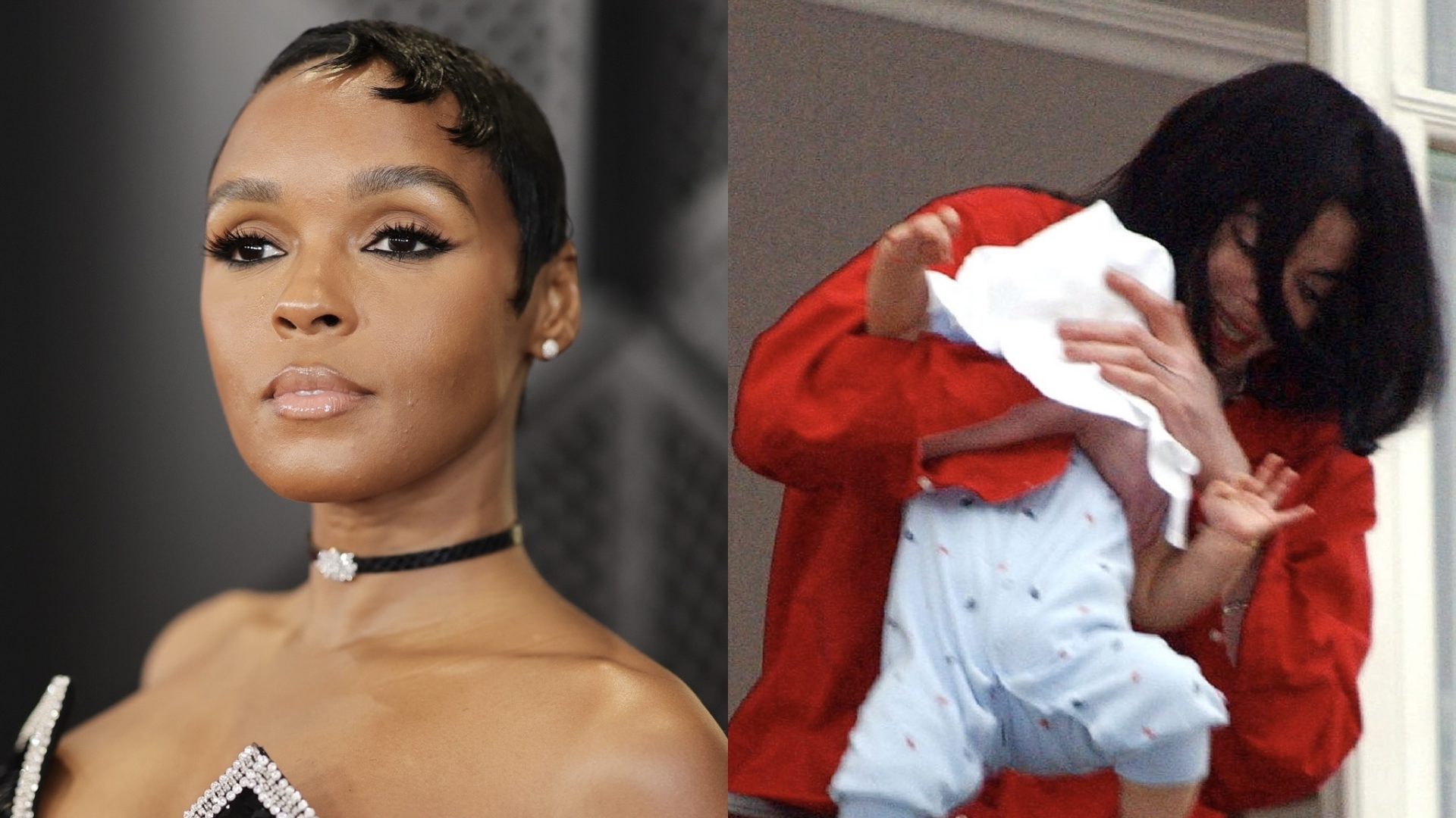 Whew! Janelle Monáe Trends After Recreating Viral Scene Of Michael Jackson Hanging His Son Blanket Over A Balcony (WATCH)