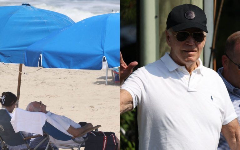 Get It Joe! See President Biden Catch A Self-Care Vibe At Delaware Beach (PHOTOS)