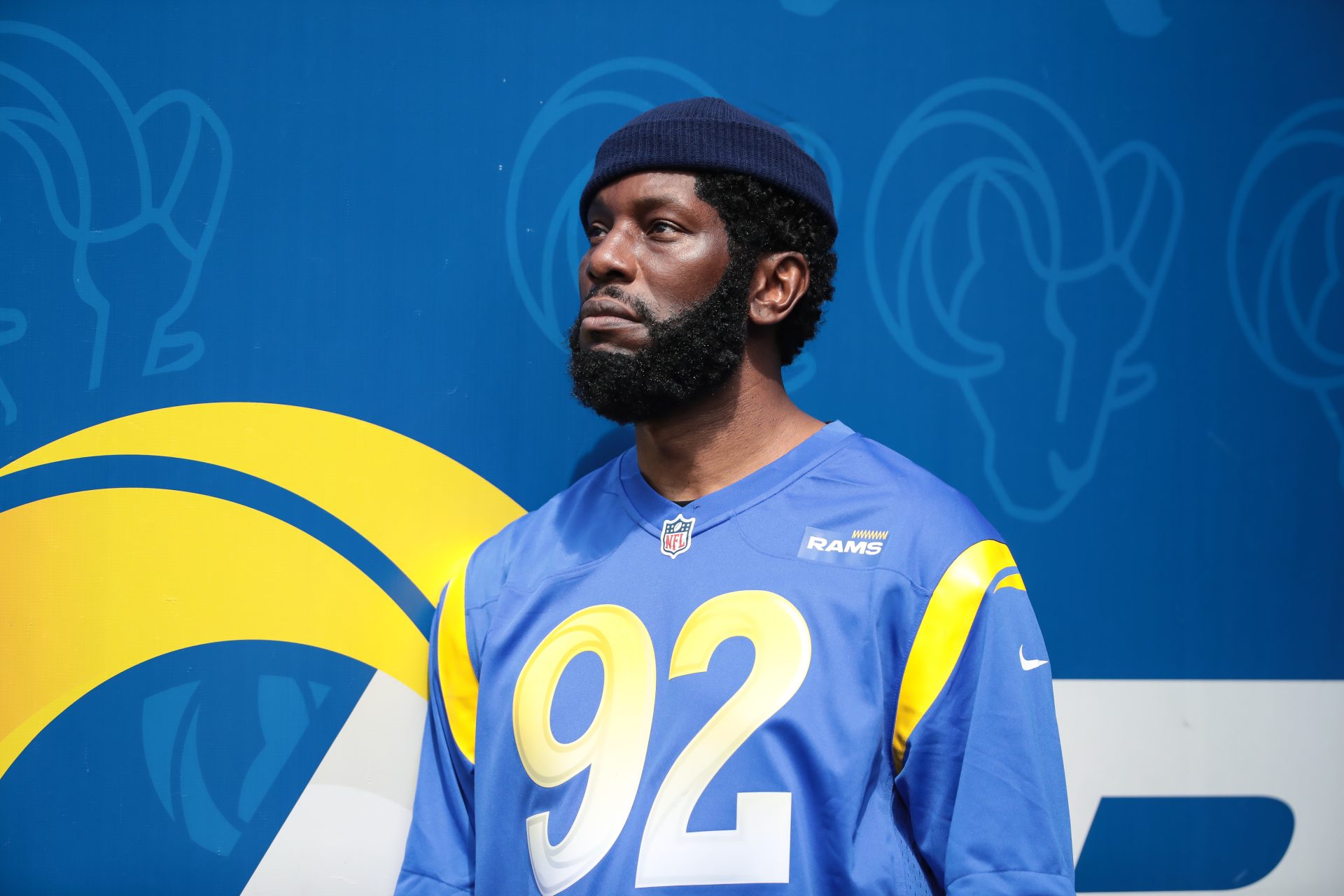 Tyrese Rocks Fake Beard In Viral National Anthem NFL Performance 