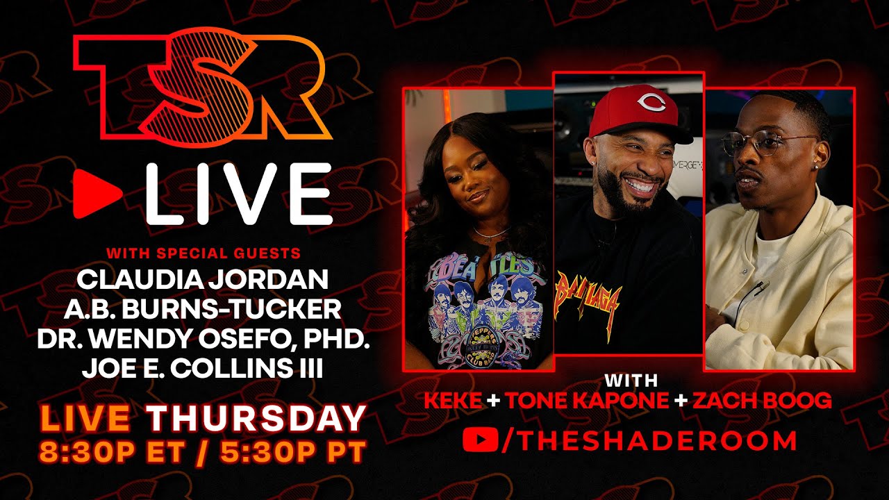 TSR Live with Claudia Jordan, A.B. Burns, Wendy Osefo, and Joe E. Collins III